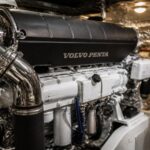 Marine diesel engine maintenance on a yacht engine in Fort Lauderdale
