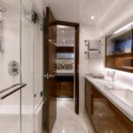 Marine sanitation system repair in a yacht bathroom in Fort Lauderdale